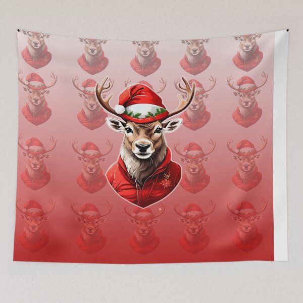 Item preview, Urban Style Rudolph: Detailed T-Shirt and Hoodie Design 01 designed and sold by Alan Javier Cordoba Espinosa.