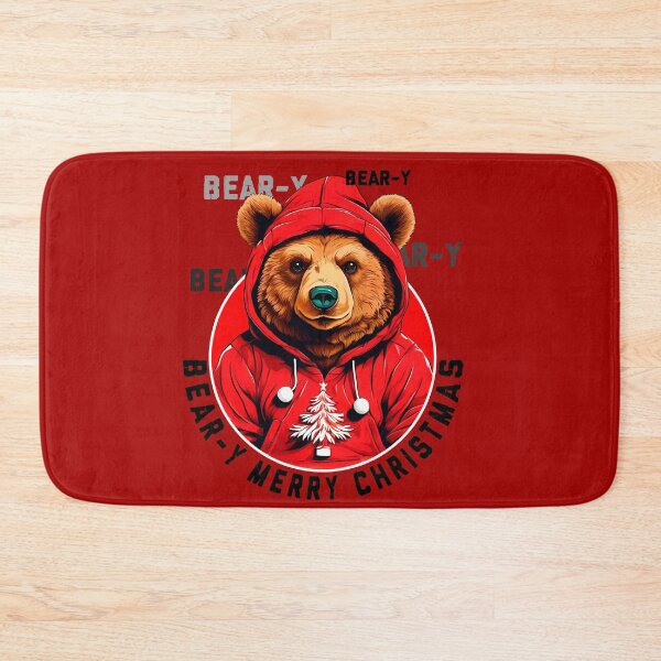 Item preview, Christmas Bear: High-Quality Urban Streetwear Illustration designed and sold by Alan Javier Cordoba Espinosa.