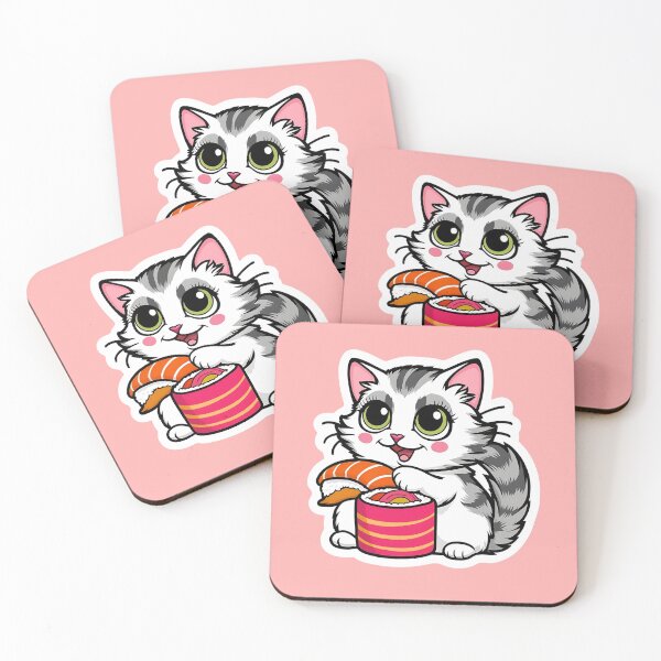 Item preview, My Cat loves sushiiii | Sushi lover | Japanese food at Gobble Gala  designed and sold by Kids GobbleGala.