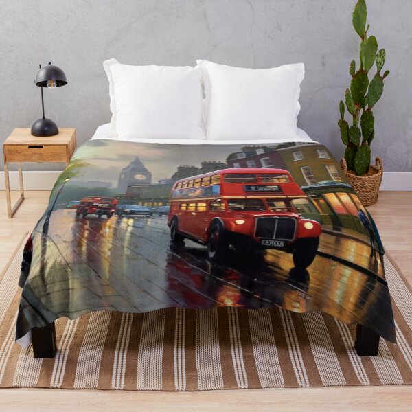 Item preview, Rainy Reflections on a London Street designed and sold by BlareBlare.