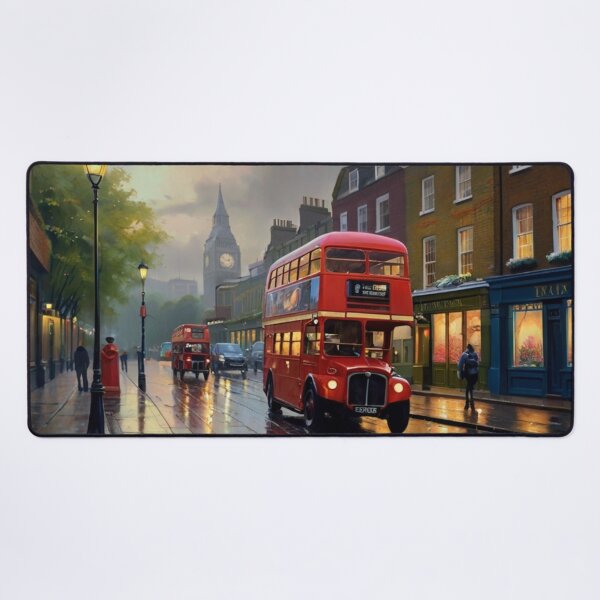 Item preview, Rainy Reflections on a London Street designed and sold by BlareBlare.