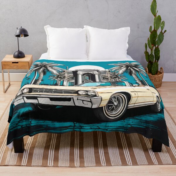 Item preview, Classic Car on Road with Palm Trees Vector designed and sold by Alan Javier Cordoba Espinosa.