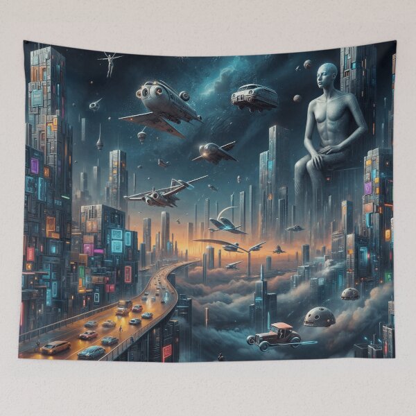 Item preview, FUTURISTIC CITY designed and sold by origingallery.