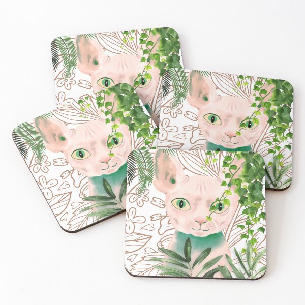 Item preview, cat, jungle, abstraction designed and sold by Suppers.
