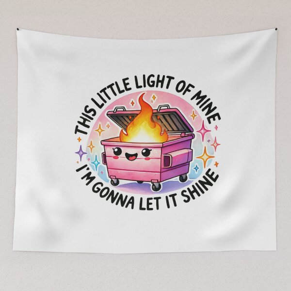 Item preview, This Little Light Dumpster Fire Funny designed and sold by SHOPATOR.