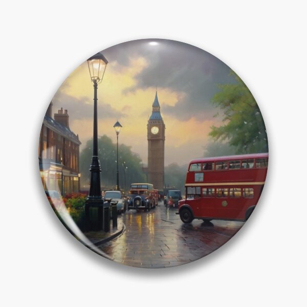 Item preview, London Charm on a Rain-Soaked Day designed and sold by BlareBlare.