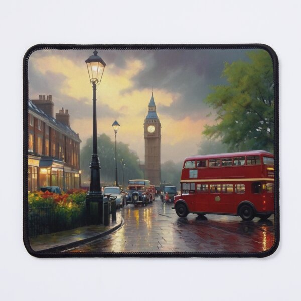 Item preview, London Charm on a Rain-Soaked Day designed and sold by BlareBlare.