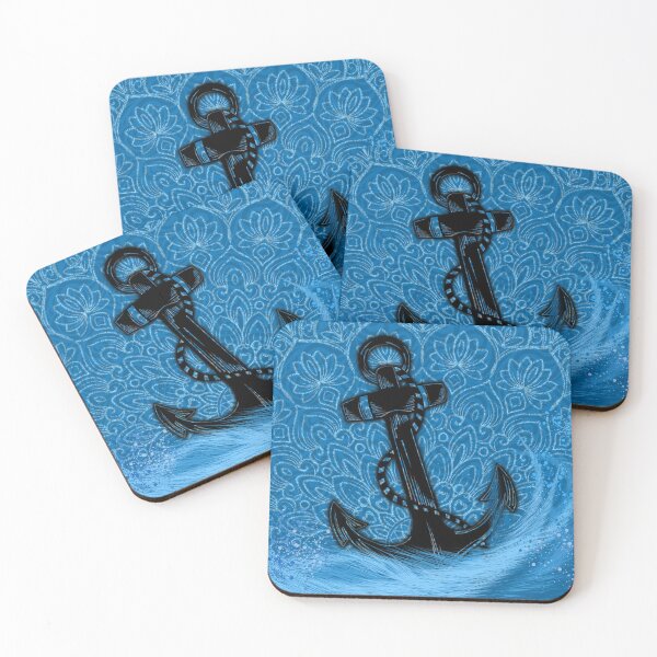 Item preview, Blue bright Anchor Design designed and sold by ArchanaVA.