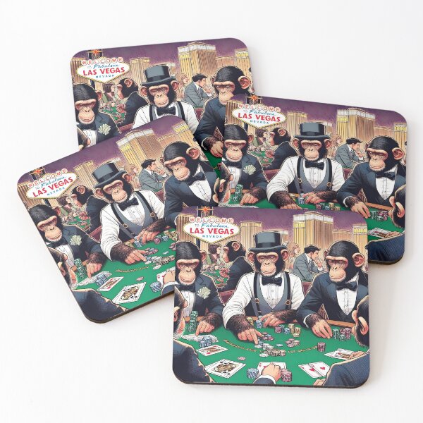 Item preview, CHIMPANZEES PLAYING POKER designed and sold by origingallery.