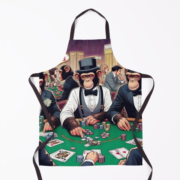 Item preview, CHIMPANZEES PLAYING POKER designed and sold by origingallery.