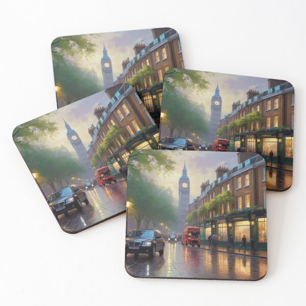 Item preview, Glistening Streets of London in the Rain designed and sold by BlareBlare.