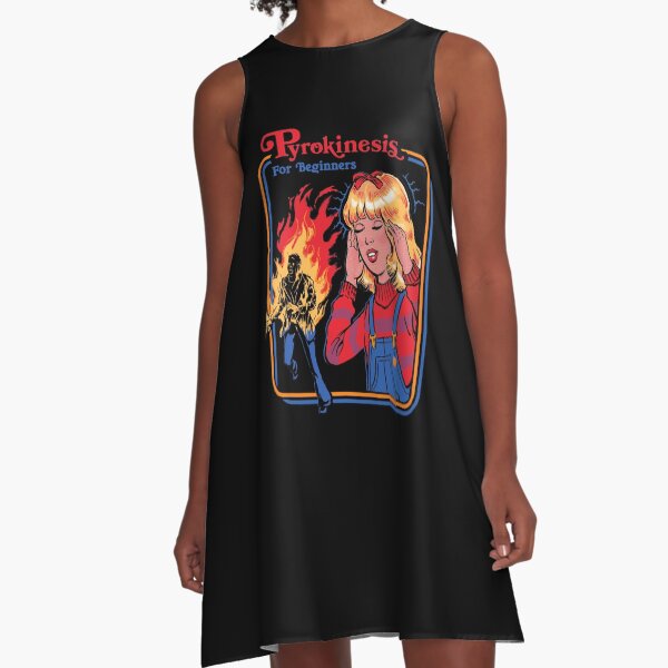 Pyrokinesis for Beginners A-Line Dress