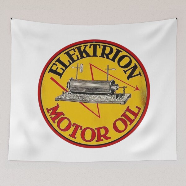 Item preview, Elektrion Motor Oil Sign designed and sold by FutureTraveller.
