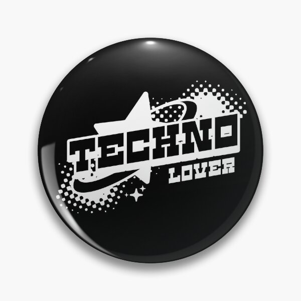 Item preview, TECHNO  - Lover Star Y2K Vibes (White)  designed and sold by Discothreadz.