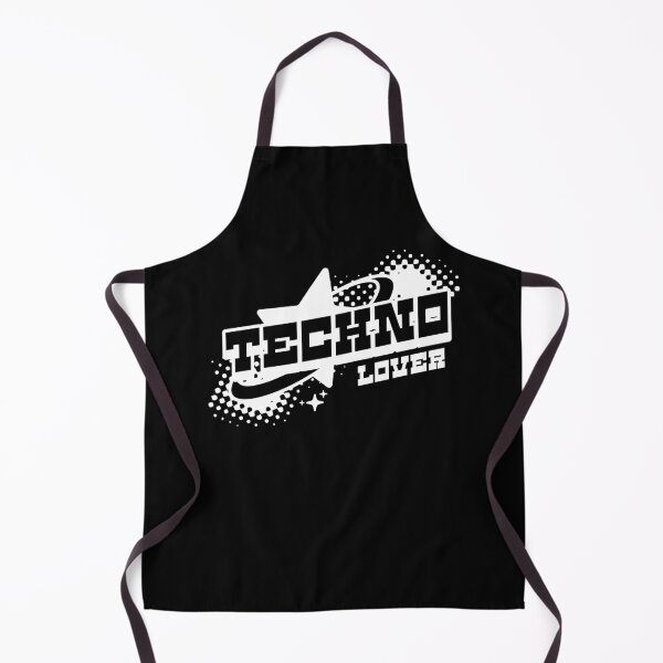 Item preview, TECHNO - Lover Star Y2K Vibes (White) designed and sold by Discothreadz.