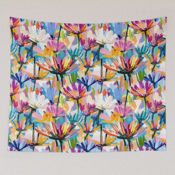 Item preview, A minimalist colorful flower. designed and sold by ChubbyGoong.