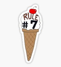 The Kissing Booth ice cream Sticker