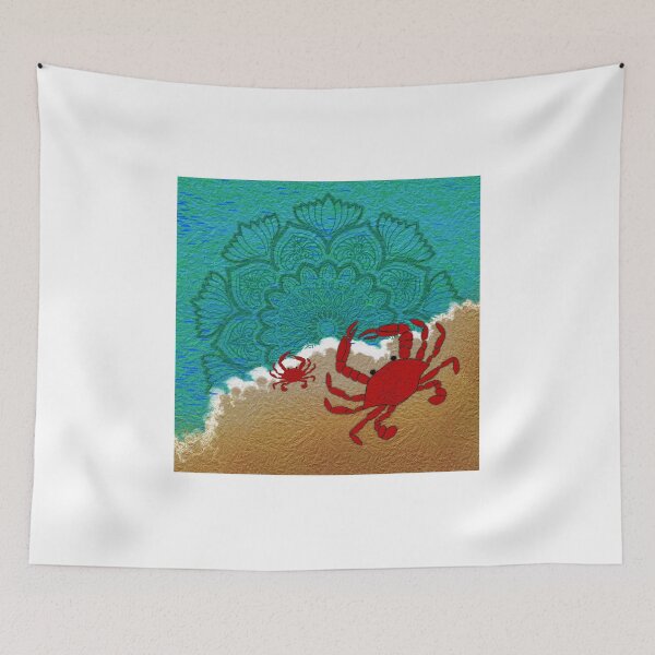 Item preview, Crab design Themed Mandala designed and sold by ArchanaVA.