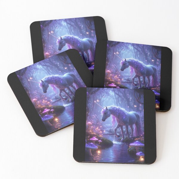 Item preview, Glowing Unicorn Forrest. designed and sold by ThePrimeMan.