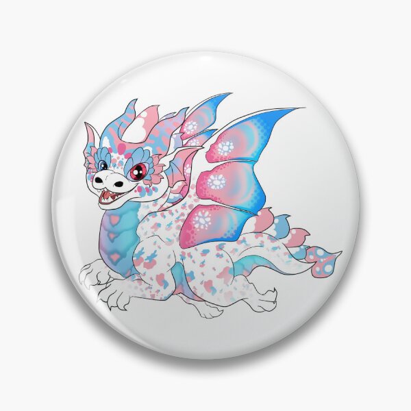 Item preview, Pride Dragon: - Trans Flag designed and sold by StephDragonness.