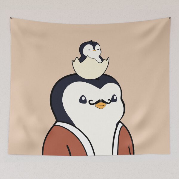 Item preview, Pudgy Penguin Pocket Logo #6715 designed and sold by OpenSeahub.