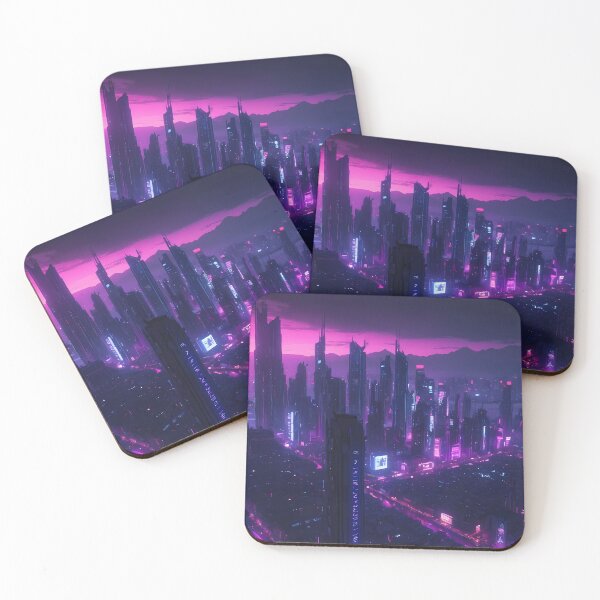 Item preview, Cyberpunk City Skyline designed and sold by papi1998.