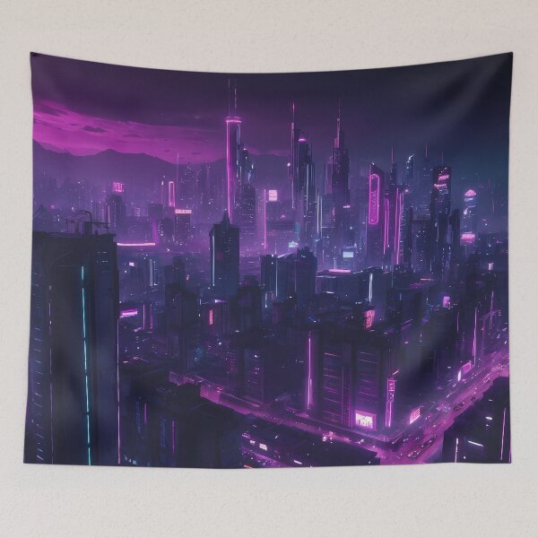 Item preview, Cyberpunk City Skyline designed and sold by papi1998.