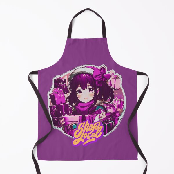 Item preview, Anime Girl Shopping Local for Christmas time designed and sold by sweetees4u.
