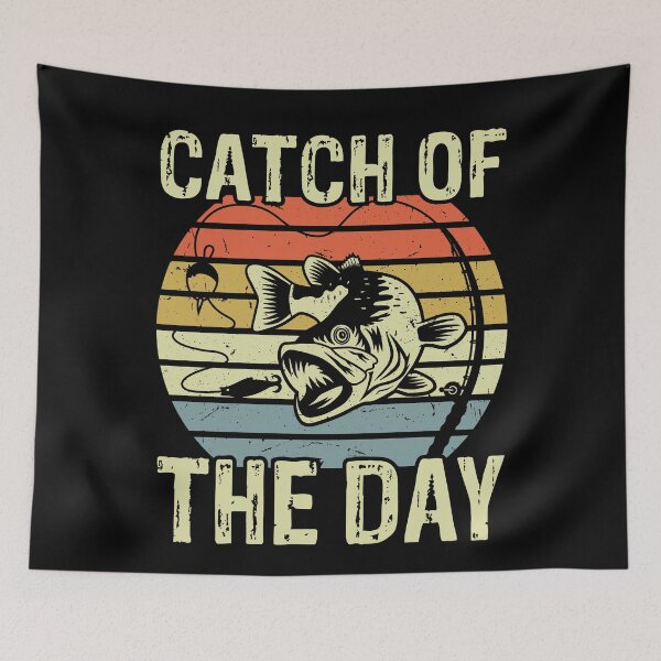 Item preview, Catch of the Day Fish Lover Angler Nature designed and sold by PrintCrafting.
