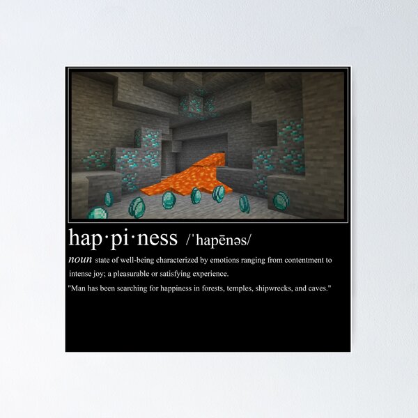 Item preview, happily mining diamonds definition  designed and sold by Old-Cat-Lady.