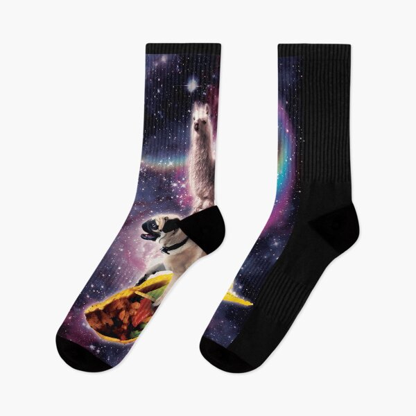 Item preview, Rainbow Space Lla.ma On Pug Ridi.ng Taco designed and sold by rbc-wrights.