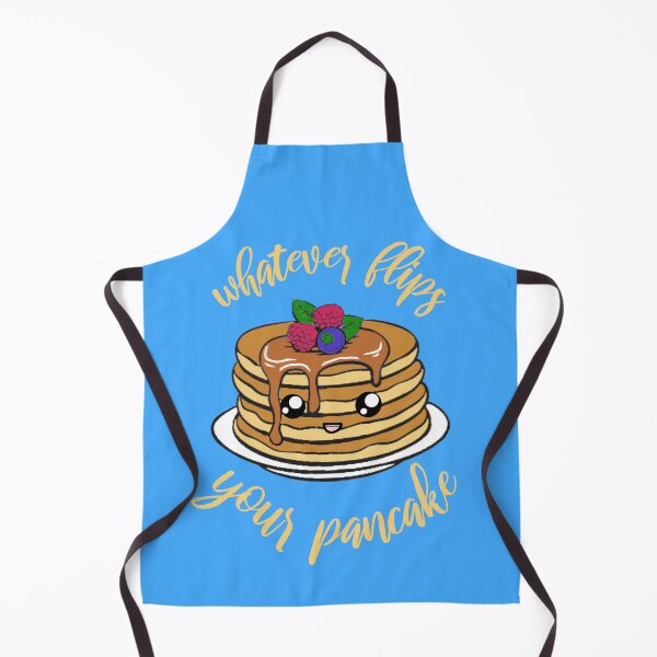 Item preview, Whatever Flips your Pancake- yellow text (also another version with brown text) designed and sold by Old-Cat-Lady.