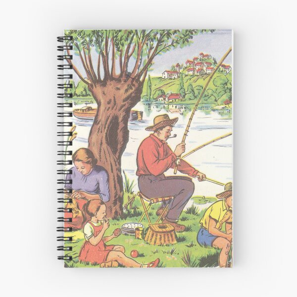 Item preview, Family fishing at the river designed and sold by Mauswohn.