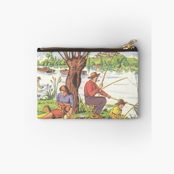 Item preview, Family fishing at the river designed and sold by Mauswohn.