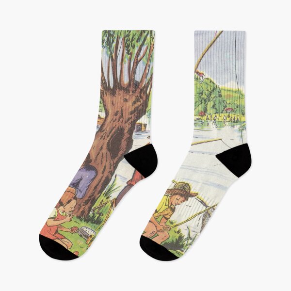 Item preview, Family fishing at the river designed and sold by Mauswohn.