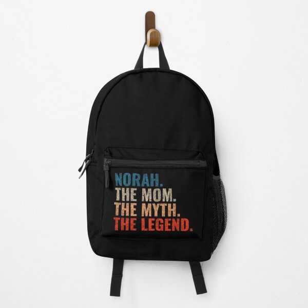 Item preview, Norah The Mom The Myth The Legend Norah Name Retro 70s distress designed and sold by Teelogic.