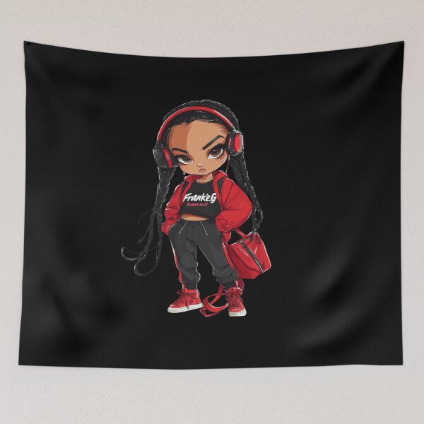 Item preview, African American KPop Girl designed and sold by PrintsByFrank.