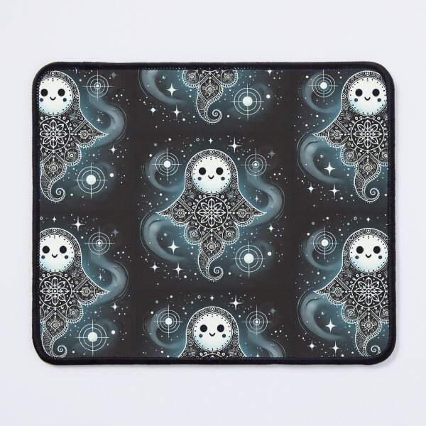 Item preview, AI generated ghost and mandella pattern designed and sold by AI-this-is-AI.