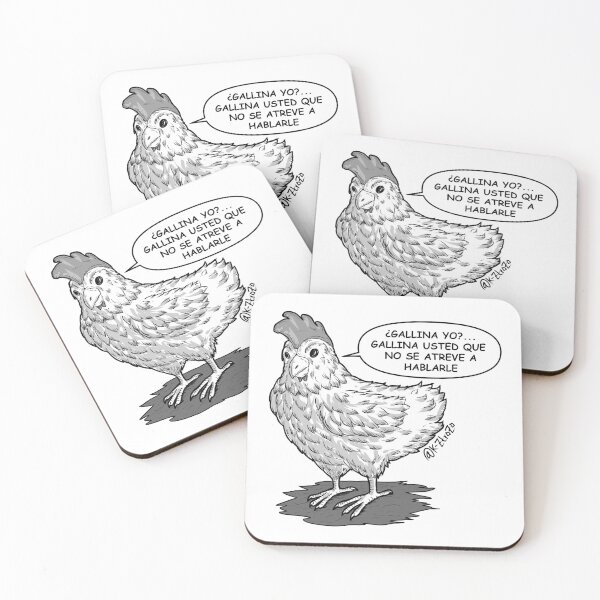 Item preview, ¿Gallina yo?... gallina usted que no se atreve a hablarle - pollo - cobardes designed and sold by Kztrozo.