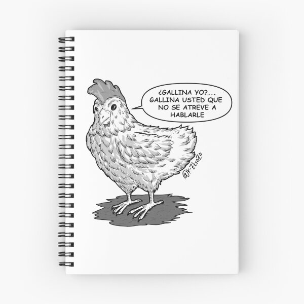 Item preview, ¿Gallina yo?... gallina usted que no se atreve a hablarle - chicken - cobardes designed and sold by Kztrozo.