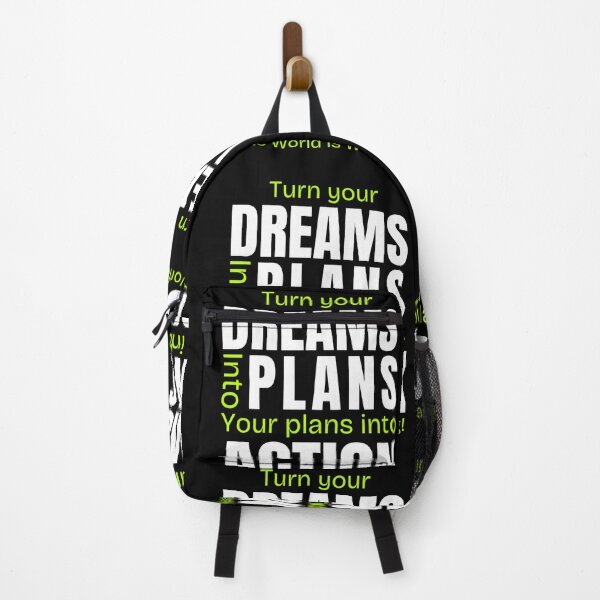 Item preview, Inspirational Quotes: Turn Dreams into Action- The World is Waiting! designed and sold by BobbyTee Merch.