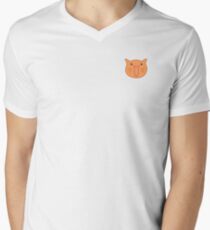 Happy Cat Men's V-Neck T-Shirt