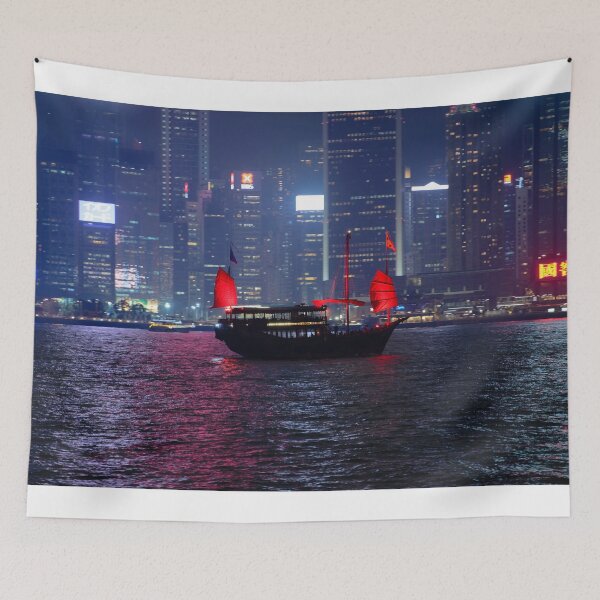 Item preview, Hong Kong promenade , Hong Kong Modern art, Wall art, Print, Minimalistic, Modern personalised gifts, custom printed gifts. Photographic Print. designed and sold by CameraDesign.