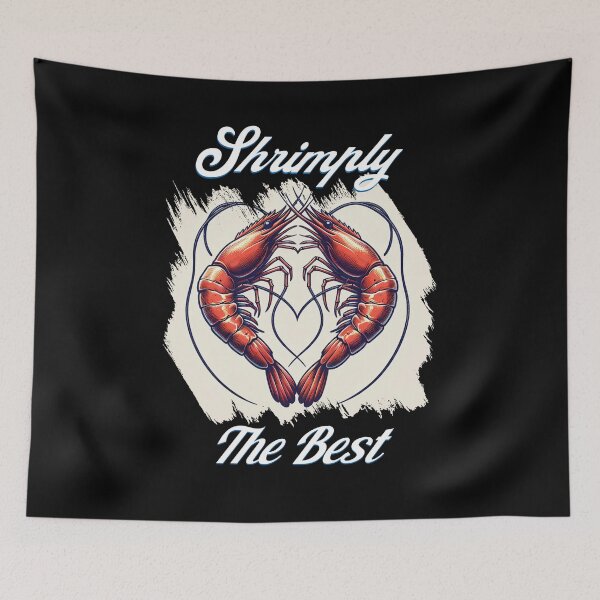 Item preview, Shrimply the best pun designed and sold by Slowerblue.