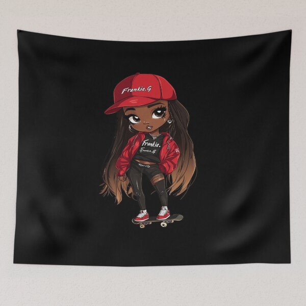 Item preview,  African American KPop Girl designed and sold by PrintsByFrank.