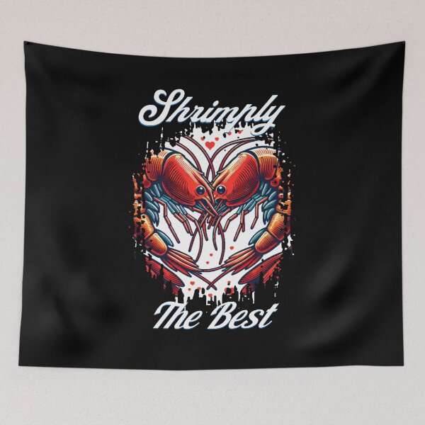 Item preview, Shrimply the best pun designed and sold by Slowerblue.