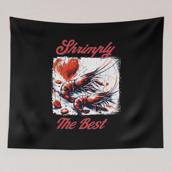 Item preview, Shrimply the best pun designed and sold by Slowerblue.