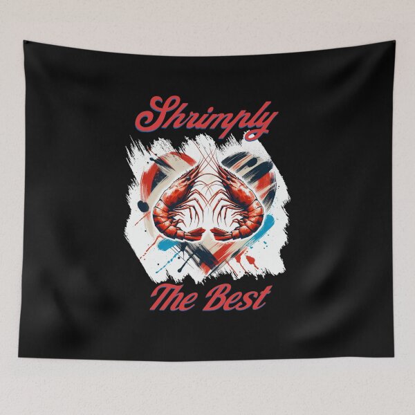 Item preview, Shrimply the best pun designed and sold by Slowerblue.
