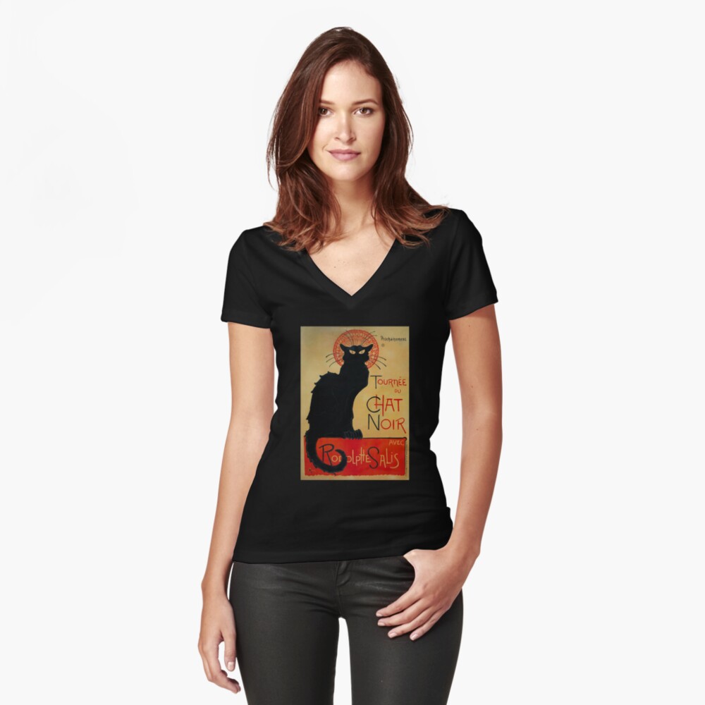 Item preview, Fitted V-Neck T-Shirt designed and sold by RozAbellera.
