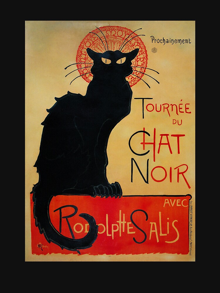 'Tournee du Chat Noir' by Theophile Steinlen (Reproduction) by RozAbellera